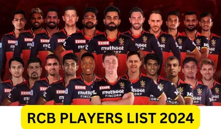 RCB Players List 2024