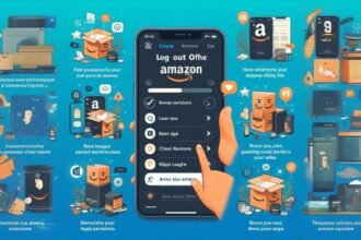 how to logout amazon app