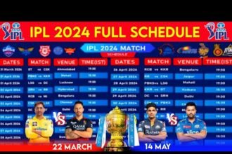 IPL Schedule 2024