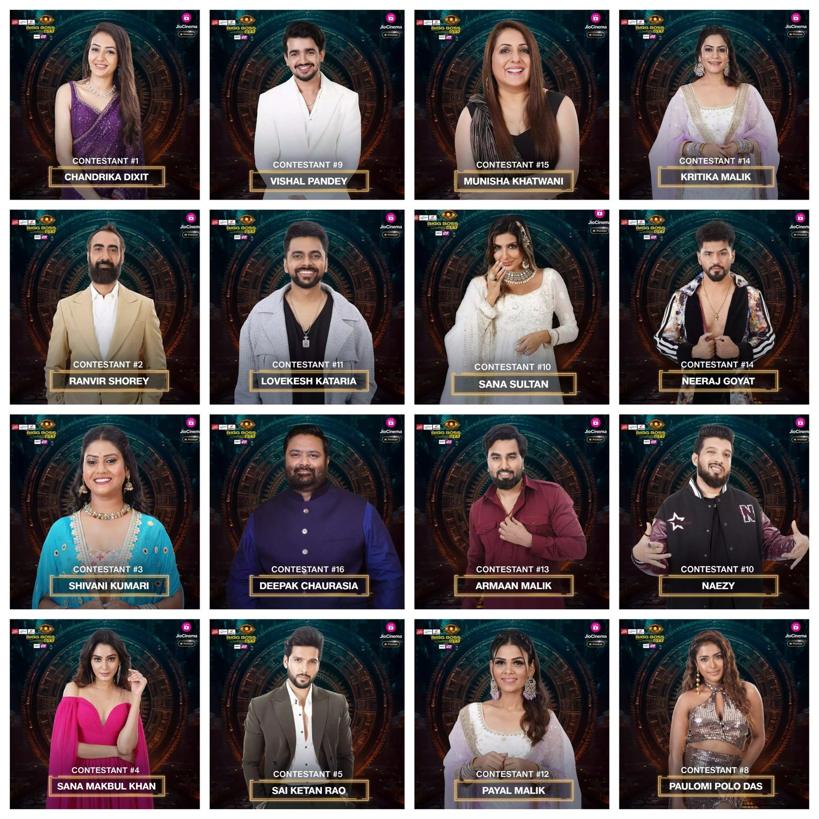 Bigg Boss OTT 3 Contestants