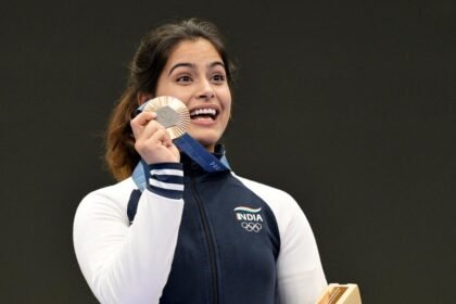 First Medal at Paris Olympics 2024: Manu Bhaker